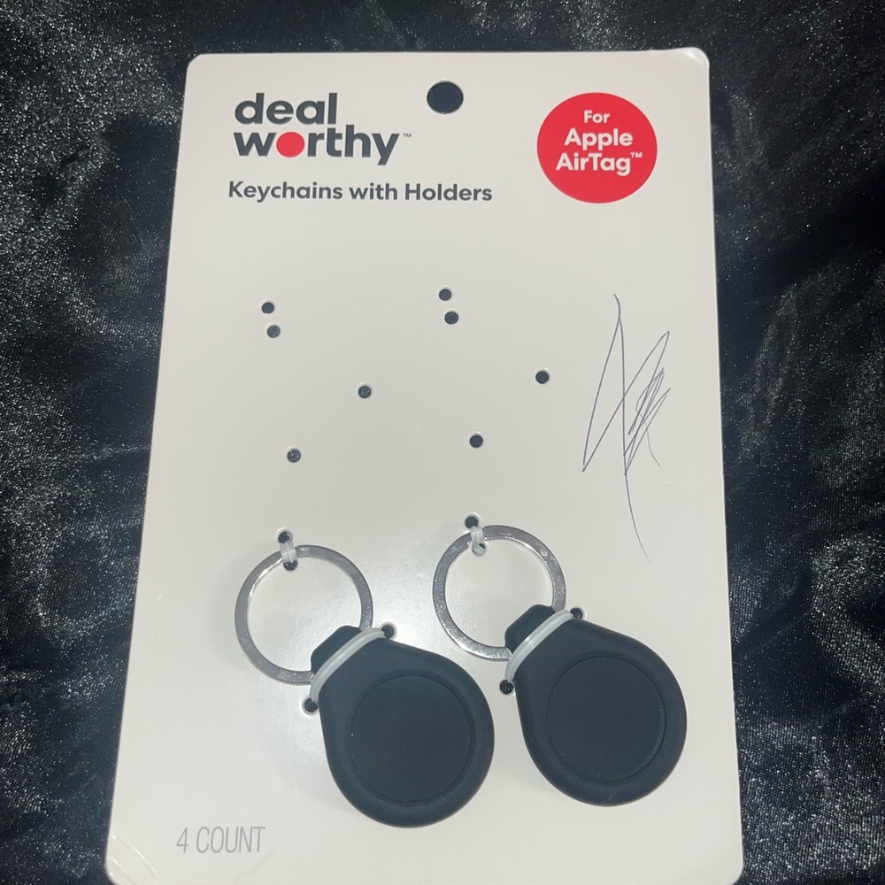 Target Black Keychains for Apple AirTag